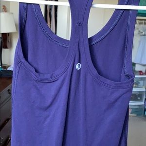 Lululemon cool racerback tank II size 2 blue
